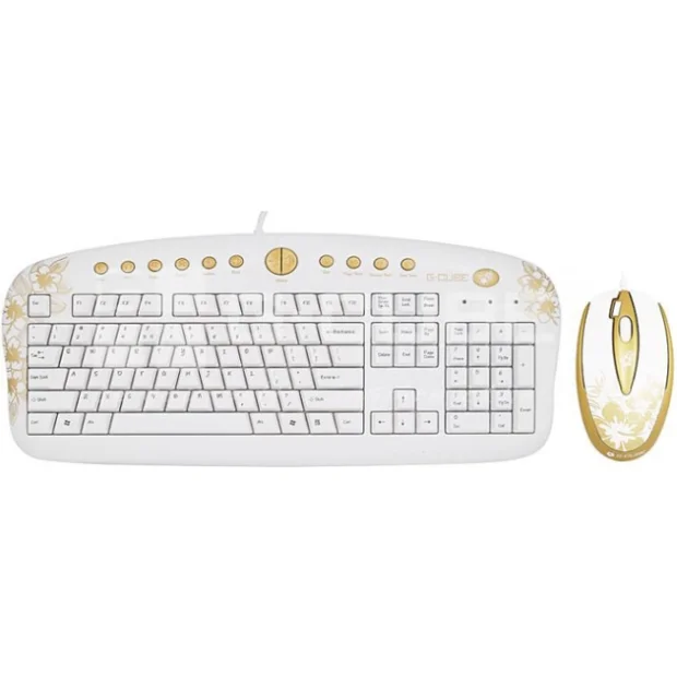 Комплект клавиатура + мышь G-Cube Golden Sunrise A4-GKSA-2803SR
